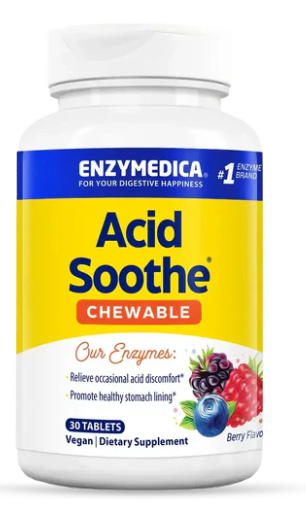 ENZYMEDICA Acid Soothe Chewable 30s